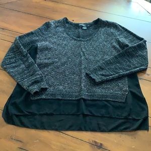 DKNY Jeans metallic thread sweater- large